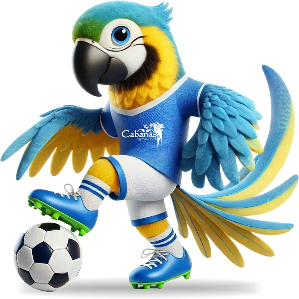 Cabanas Termas Hotel mascote futebol