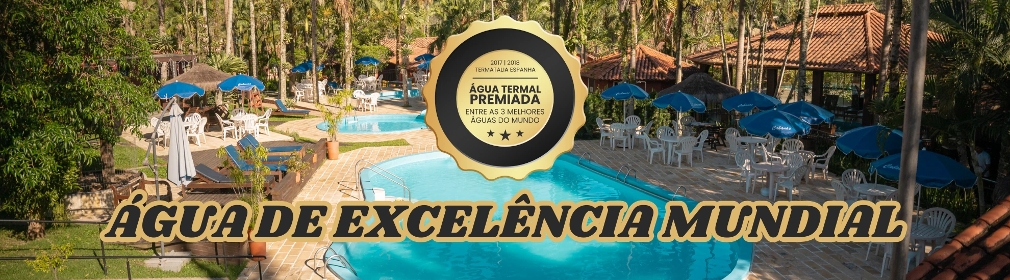 Cabanas Termas Hotel banner agua termal